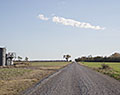 Gas well. Keystone Pipeline route. Arkansas City, Kansas